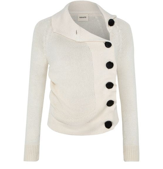 KHAITE Lorrai silk cardigan - Image 1