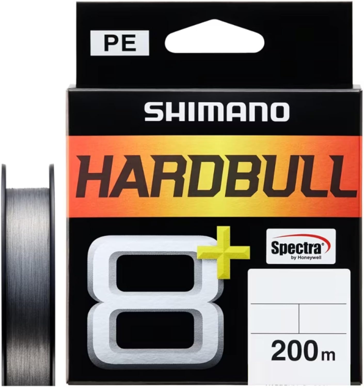 Shimano Hardbull 8+ PE Line, Various Sizes 109.4 yd (100 m), 164.0 yd (150 m), 218.7 yd (200 m), Sizes No. 0.6 - 6.0, Fresh Green, Steel Gray