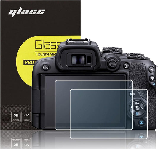 [For Canon R10 Only] Ultra Thin Glass LCD Screen Protector Film Compatible with Canon EOS R10 EOSR10, 95% Transmittance or Higher, 9H Hardness, Water Repellent, Oleophobic, Fingerprint Repellent