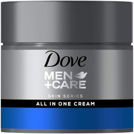 Dove MEN Moisture All-in-One Cream for Men, 2.5 oz (70 g), Men's Lotion, Milky Lotion, Cream (Exclusive)