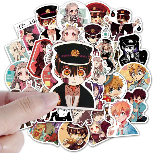 Yahiro Ningyo Hanako-kun Goods, Gift, Waterproof Seal, Suitcase, Picture, DIY Decorations, Letters, Birthday Present, Cute Animation, Stationery, Notebook Tape, Suitable for Cars, Motorcycles, Bicycles, Water Bottles, Helmets, Etc