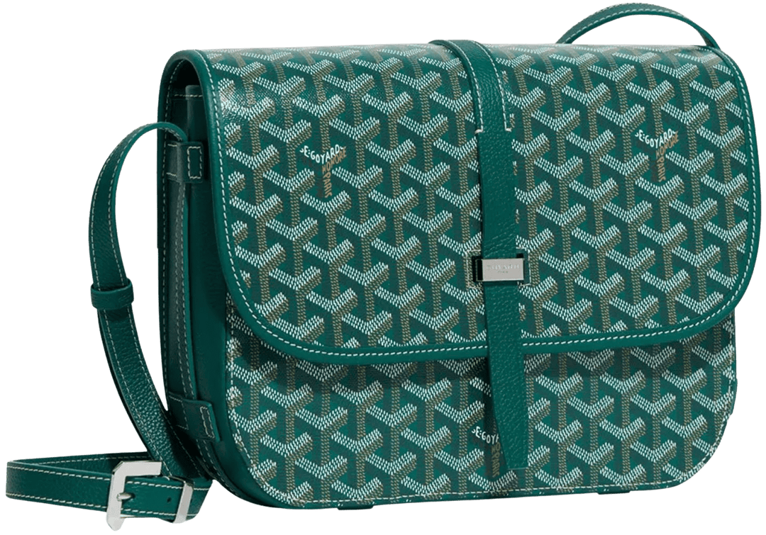 GOYARD 'BELVEDERE MM' GREEN