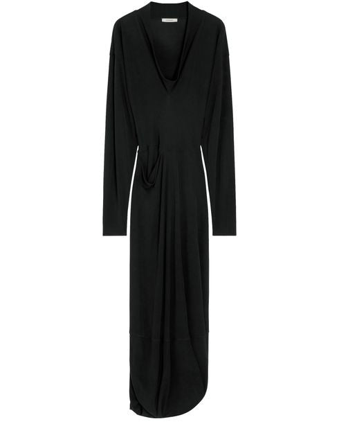 LEMAIRE V-neck long dress - Image 1