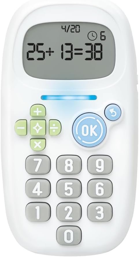 Sonic Mental Arithmetic Drill for Four Basic Operations UkaSapo PicoTre White GS-1139-W