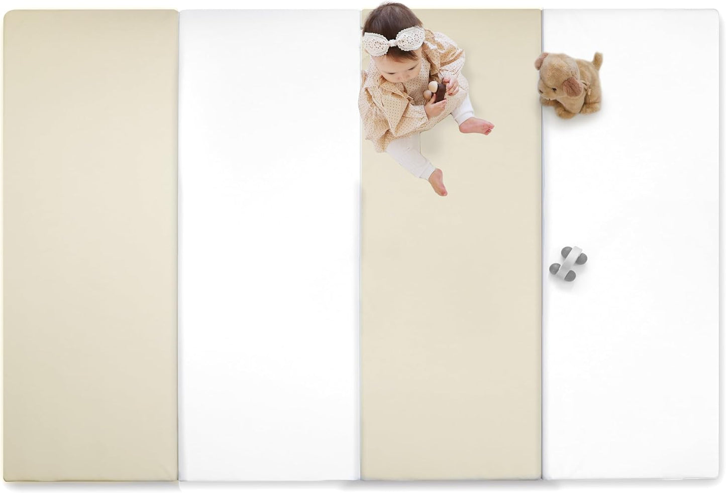 (ケラッタ) プレイマット 折りたたみ リバーシブル 赤ちゃん 床暖房 1級防音 防水 厚手