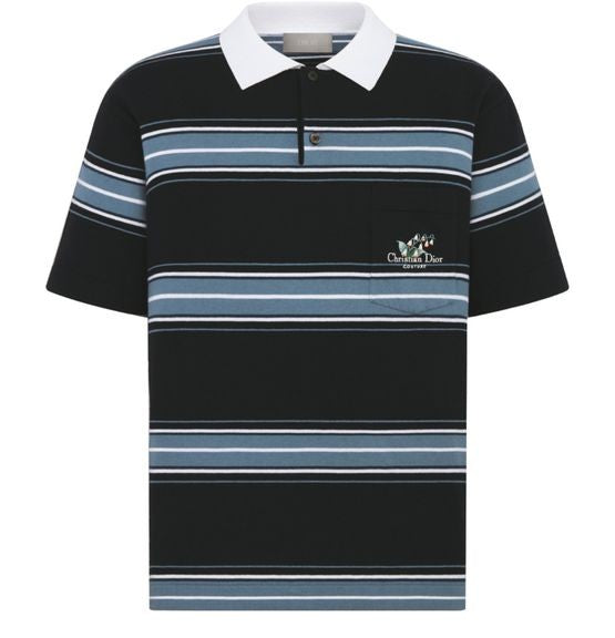 Christian Dior Couture Lily of the Valley Polo Shirt - Image 1
