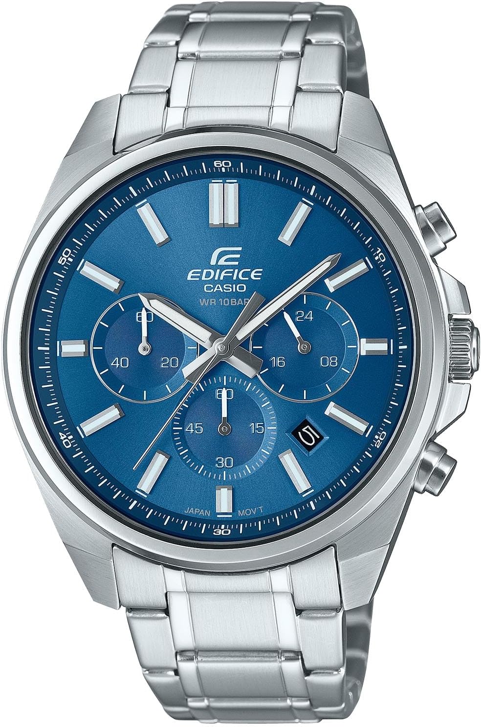 Casio Edifice Wristwatch, Genuine Domestic Product, blue, Bracelet Type