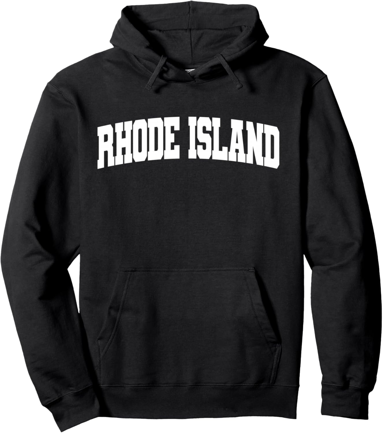 Rhode Island State - Sudadera con capucha para hombres y mujeres y niños, Negro -