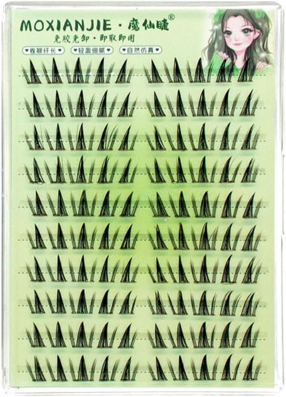 Eyelash Extensions Soft Natural Cartoon Eyes False Eyelashes New Self Adhesive Lash Cluster Eye Makeup