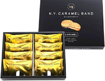 [Shopper Included] New York Caramel Sand, 8 Pieces, Tokyo Limited, Tokyo Souvenir, Gift, Sweets, Present
