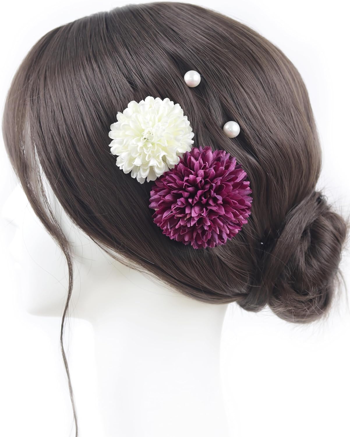 NANA Handmade Hair Ornament, Clip, Yukata, Ping Pong Mom, Cute, Summer Festival, Fireworks Display, Coming of Age Ceremony, Shichi-Go-San Graduation Ceremony, Kindergarten Entrance Ceremony