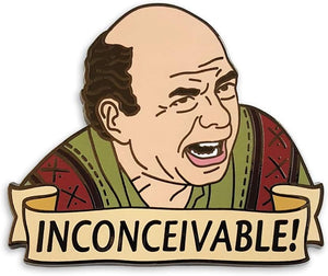 Pinsanity Funny Vizzini - Pin de solapa esmaltado 