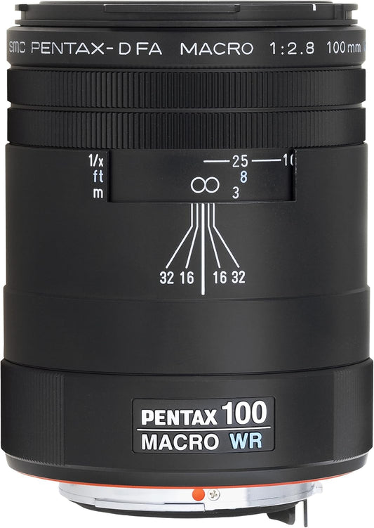 Pentax Objectif SMC DFA 100 mm Macro F/2,8 WR Noir