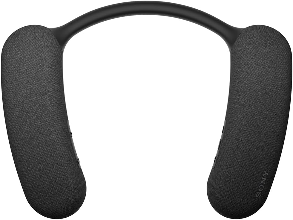 Sony Wireless Neckband Speaker HT-AN7 BRAVIA Theatre U [360 Stereoscopic Acoustic/IPX4 Splashproof/Long Battery - 12H/2 Simultaneous Connection/Wired Connection/TV/Smartphone/Bluetooth Compatible]