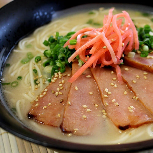 Fukuoka Tonkotsu Ramen, Set of 6 Serving Comparison to Eat, Kyushu Boji (Pork Bone Soy Sauce Flavor) & Musho (Thick Food Typhoon), Dried Noodle, Soup, Gift, Gift, Giveaway, Emergency Food, Preserved
