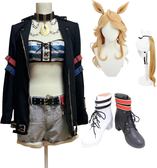 [和風アニメ工房] ゴールドシチー 勝負服 コスプレ衣装、コスプレ用コスチューム、COSPLAY