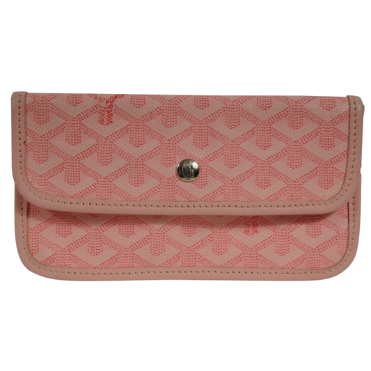 GOYARD 'PINK' WALLET SNAP BUTTON POUCH
