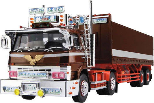 青島文化教材社 1/32 バリューデコトラシリーズ 鉄屑のステージ 平箱トレーラー プラモデル Vol.41