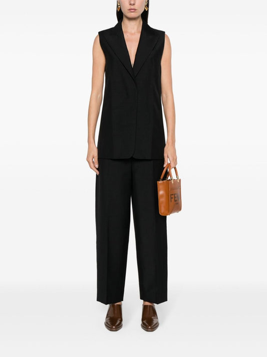 Fendi フェンディウールシングルブレストベスト - Image 1