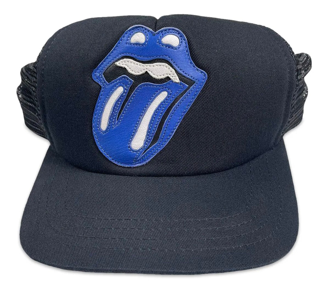 CHROME HEARTS 'BLUE' ROLLING STONES LONDON EXLUSIVE TRUCKER HAT