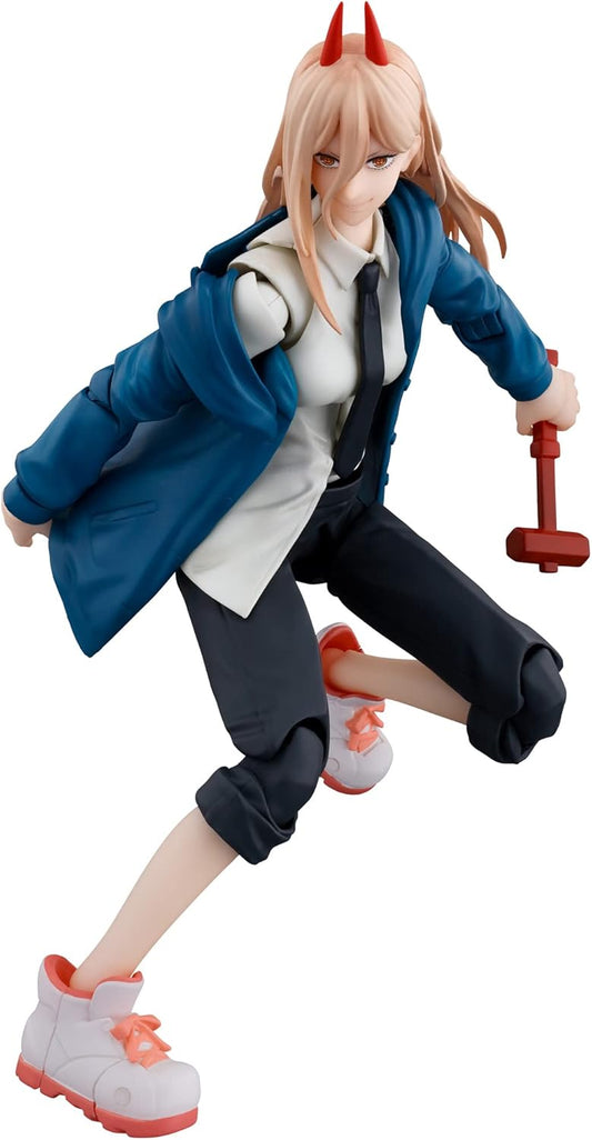 BANDAI SPIRITS S.H. Figuarts Chainsaw Man Power, Approx. 5.7 inches (145 mm), PVC & ABS, Pre-painted Action Figure