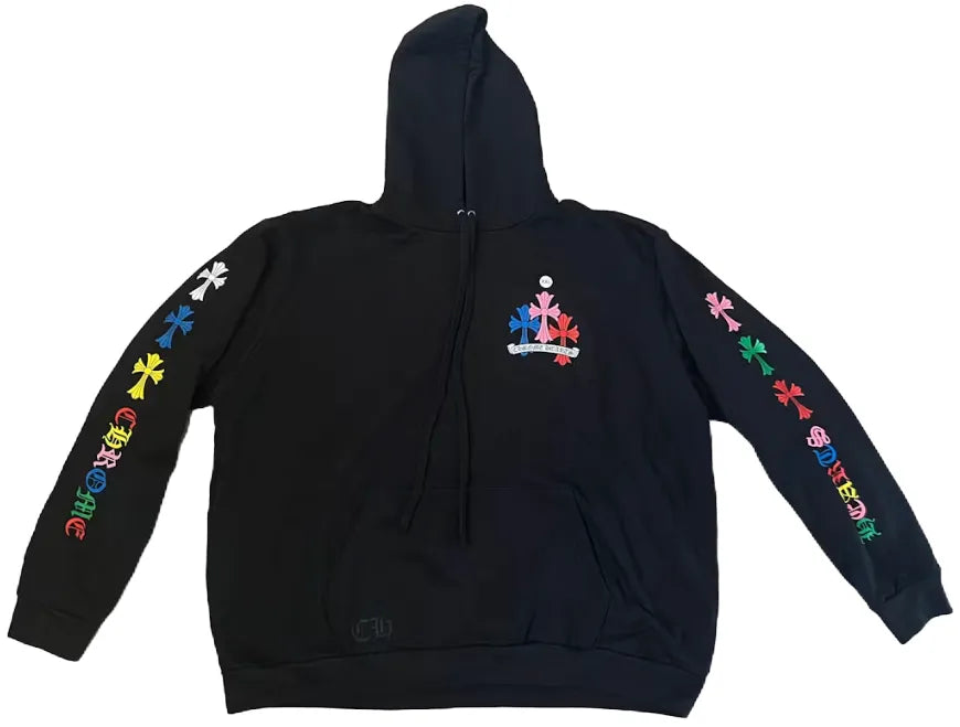 CHROME HEARTS 'MULTI COLOR CROSS' HOODIE