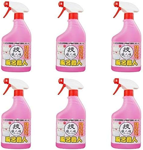 Set Items: Craftsmanship and Craftsman Spirits Bath Craftsman Industrial Bath Detergent Spray Bottle, 16.9 fl oz (500 ml) x 6