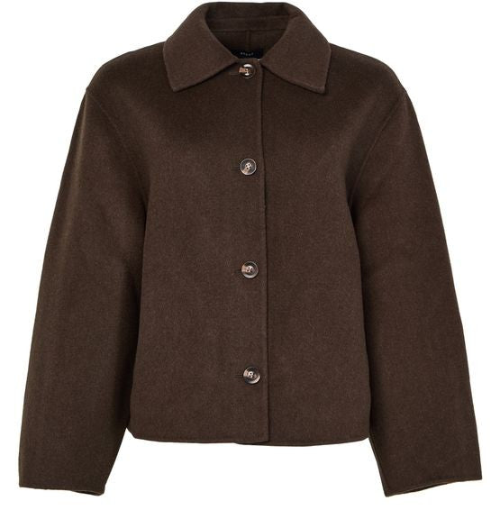 SOEUR Gyoda woolen cropped coat - Image 1
