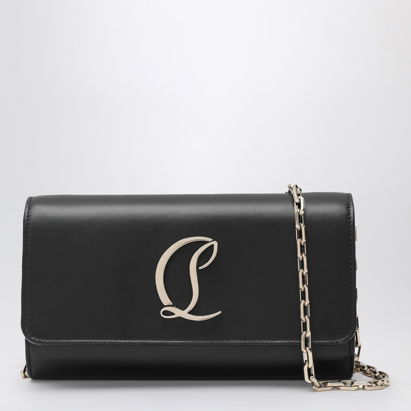 Christian Louboutin Loubi54ブラックショルダーバッグウォレット - Image 1