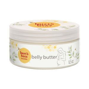 Crema Burt's Bees Mama Belly para el cuidado de la piel, loción de embarazo con manteca de karité y vitamina E, 99% natural, 6.5 onzas