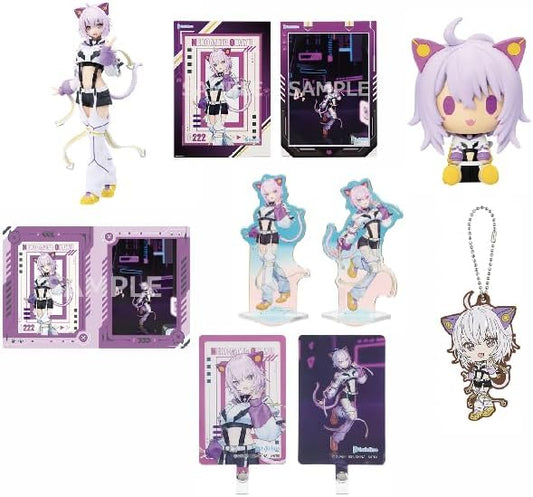 Ichiban Kuji Holo Live ~Cyberpunk Style~ Nekomata Okayu Set of 10 Types, Complete Set, Complete Set, Figure, Visual Board, 2 Types, Chocoroko Pretend Figure, Bromide Set, Aurora Acrylic Stand, Acsta