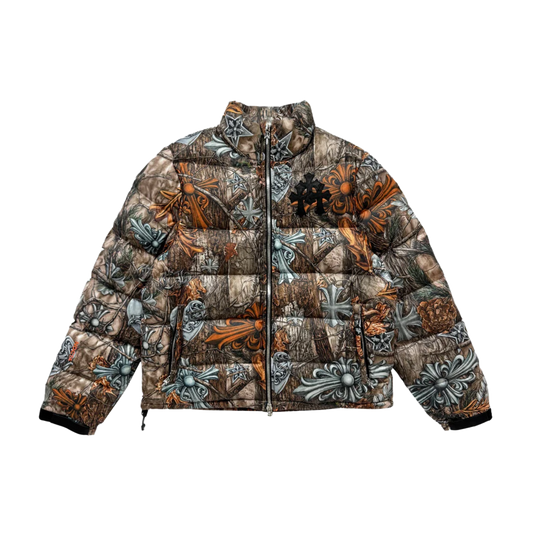 CHROME HEARTS X DRAKE NIKE NOCTA 'CAMO' PUFFER JACKET