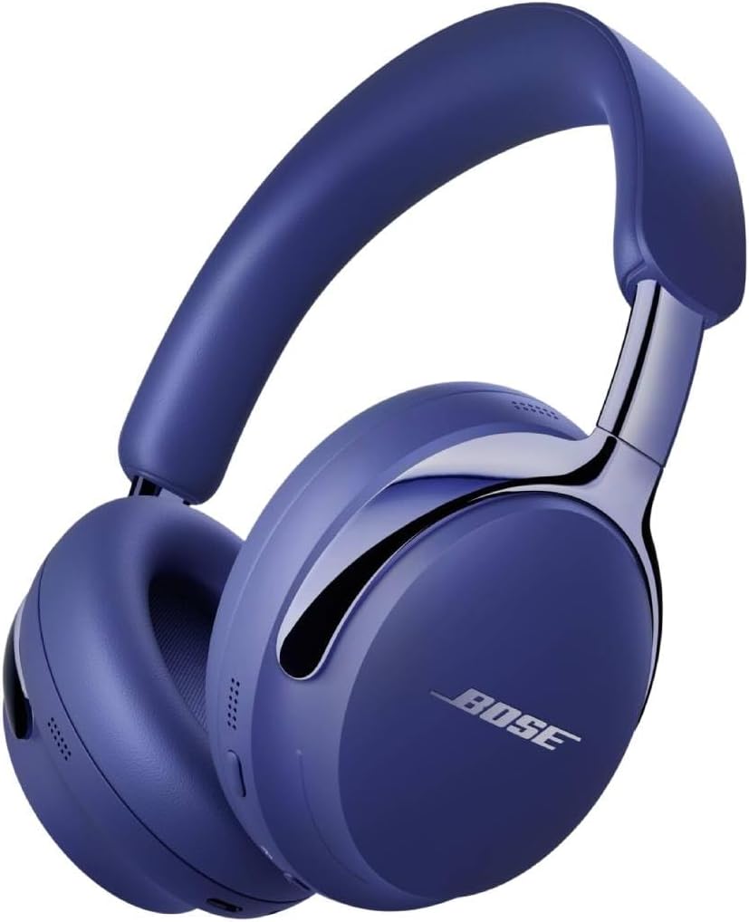 Bose QuietComfort Ultra Headphones LE (2nd Gen), Spatial Audio, Fully Wireless, Over-Ear Headphones, Noise Cancelling, Bluetooth Connection, Built-in Microphone, Up to 30 Hours Playtime, Fast Charging, Midnight Violet