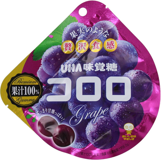 UHA Flavored Sugar Coloro Grape 1.7 oz (48 g) x 6 Bags