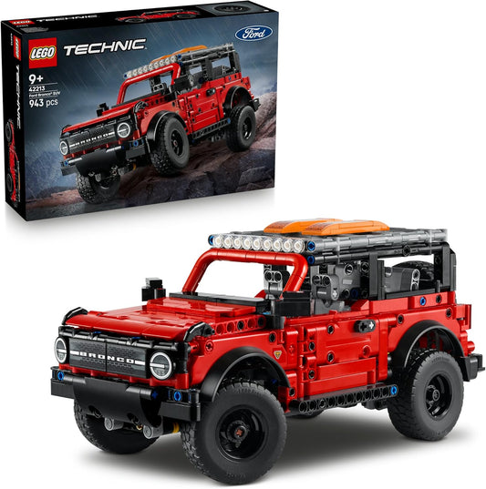 LEGO Technic Ford Bronco(R) SUV Toy, Building Blocks, Present, Birthday Gift, Vehicles, Cars, Mini Cars, Figures, Toys, For Boys, Girls, Children, Ages 9 to 11, Elementary School Students, 42213