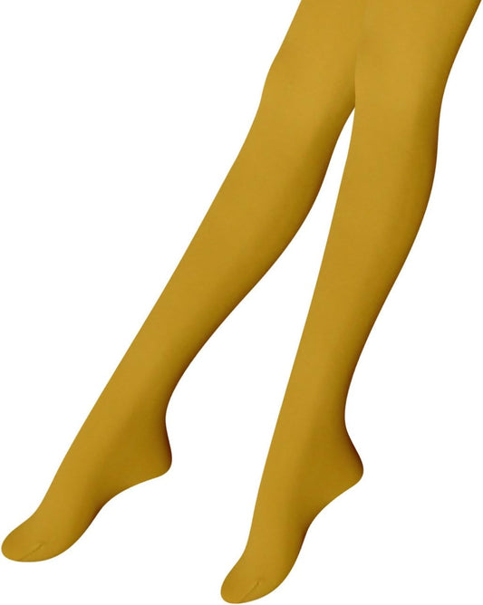 Women’s Gusseted Tights, 80 Denier, Solid Color, Plain
