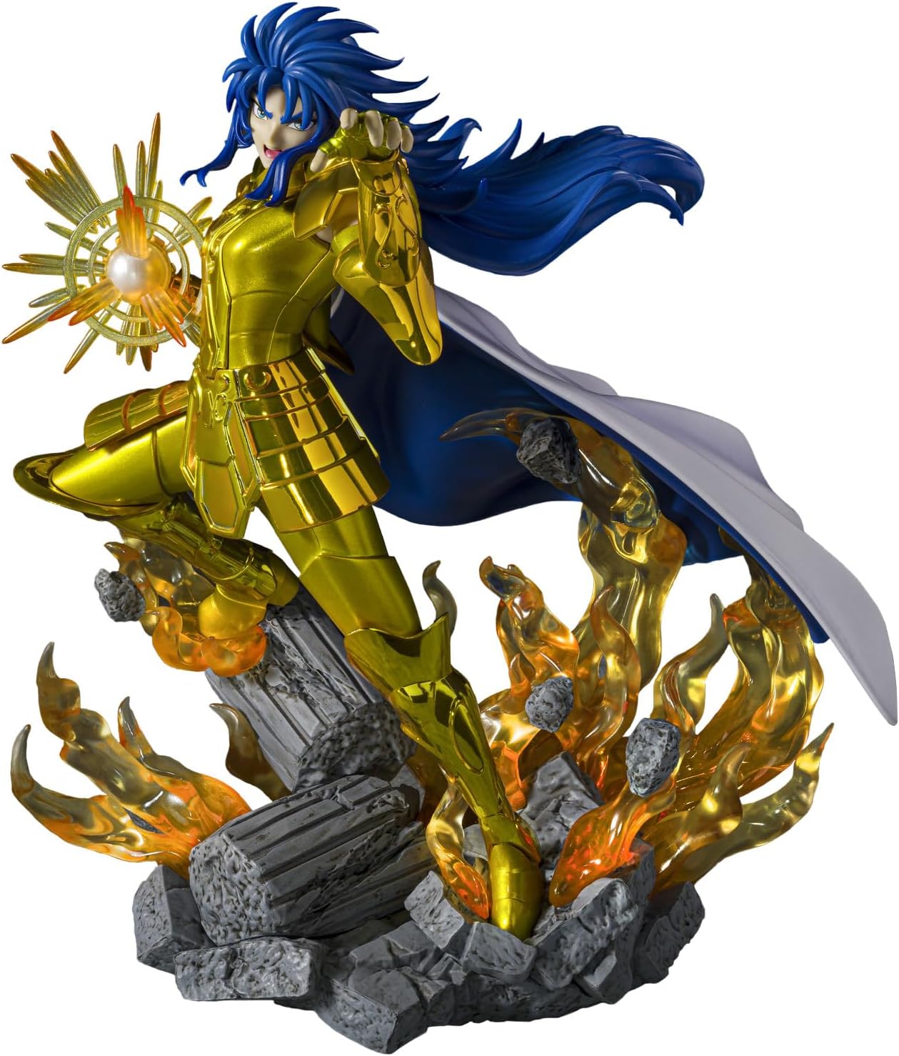TAMASHII NATIONS Figuarts Zero Touche Métallique Saint Seiya Gemini Saga, Approx. 8.3 inches (210 mm), ABS & PVC Pre-painted Complete Figure