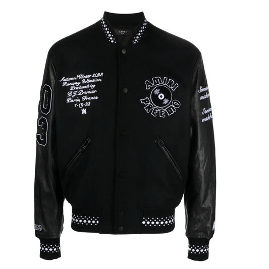 AMIRI 'PREEMO DJ' WOOL BLEND VARSITY JACKET