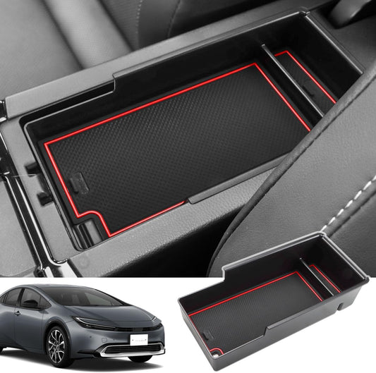 Marchfa (Toyota Prius 60 Series/65 Series) Console Tray Center Console MXWH60-AHXHB MXWH60-AHXHB 2023.1~ Prius PHEV 2023.3~ ABS Material Charging USB Function Interior Parts Red (Red)
