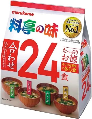 Marukome Plenty of Value Restaurant Flavors 24 Servings