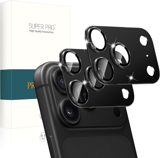 PRODELI For Phone 17 Pro Camera Film, Made of Aluminum Alloy + AR High Transmittance, Integrated, Shockproof, 9H Hardness, Scratch Resistant, High Transmittance, Tempered Glass, Explosion-Proof