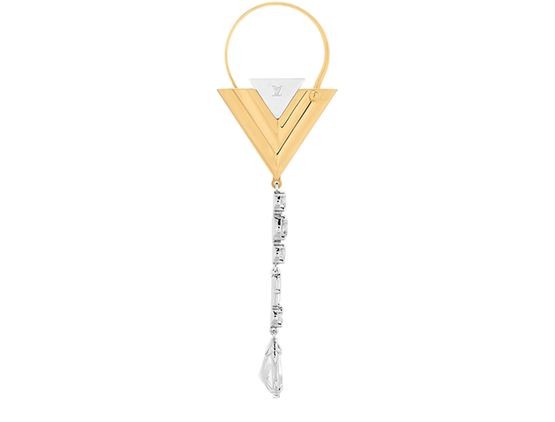 LOUIS VUITTON Essential V Single Earring - Image 1