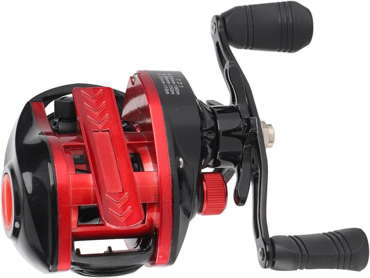 Chinu Reel, Sea Bream Reel, Raft Reel, Caset Fishing, Fly Fishing Reel, Left/Right Hand, 7.2:1 Gear Ratio, 17+1BB, Maximum Drag Force, 17.6 lbs (8 kg), Ice Fishing, Boat Fishing, Throwing, Waterproof