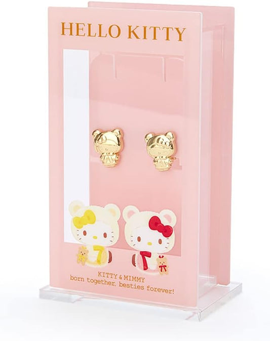Sanrio 638498 Sanrio Earrings, Hello Kitty, Hello Kitty Birthday Series 2022, Character, 3.5 x 2.8 x 4.9 inches (9 x 7 x 12.5 cm)