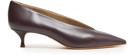 LE MONDE BERYL Babouche leather pumps - Image 1