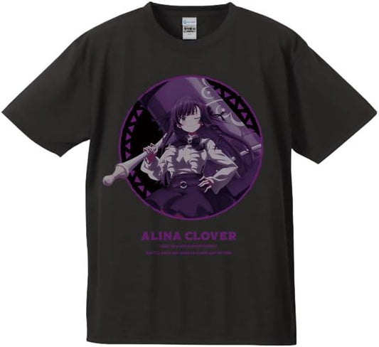 [azumaker] I am a receptionist for the Guild, but I hate working overtime, so I will try to subduke the boss solo T-shirt, Alina Clover, L size