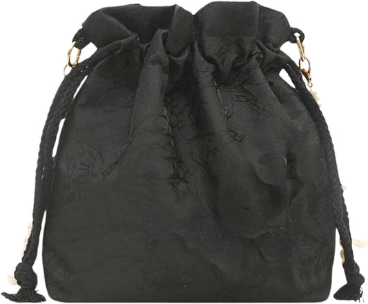 Harzio Yukata Bag, Shoulder Hakama, Drawstring Bag, Yukata, Drawstring Bag, Women's, Shoulder Bag, Pouch, Small, Mini, Yukata, Accessories, Festivals, Bags, Pearl, Chain, Stylish, Cute, Fashionable