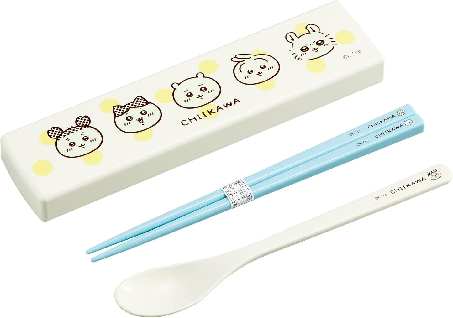 OSK CT-27 Chopsticks, 7.1 inches (18 cm), Chopstick Case with Pull Lid, Combination Set, Chiikawa, CKW No. 5, Made in Japan, Antibacterial, Dishwasher Compatible