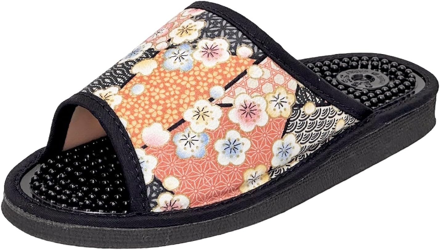 Daiming Shokai Women's Health Sandals, Japanese Pattern, Japanese Style, Slippers, Made in Japan