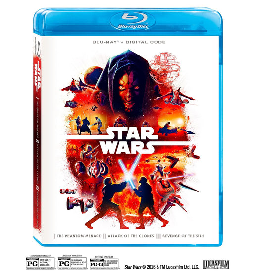 Star Wars: Prequel Trilogy (3 Discs) - Blu-Ray + Digital